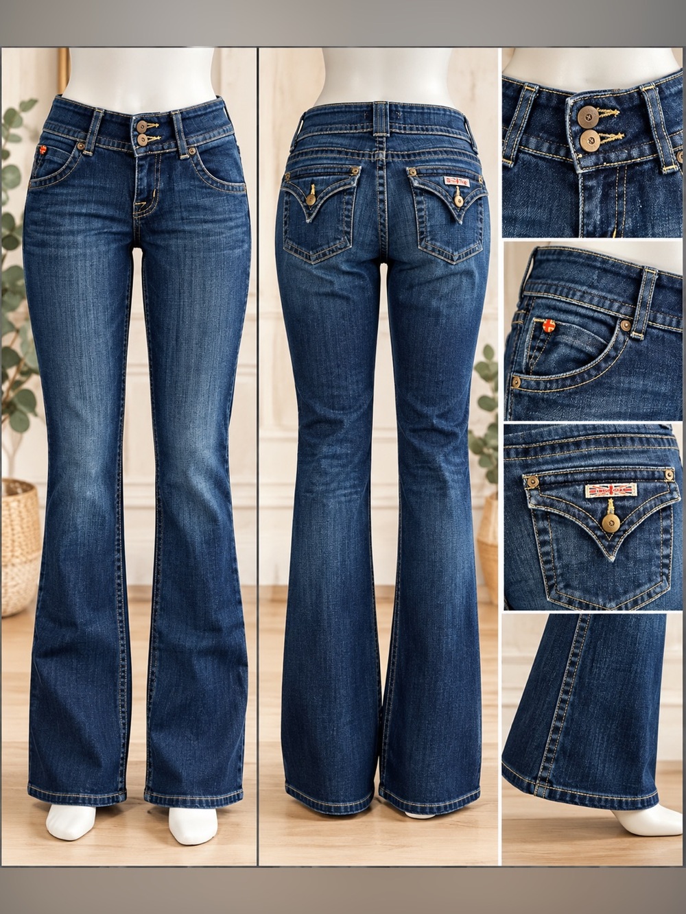Hudson Signature Bootcut Jeans – Dark Was